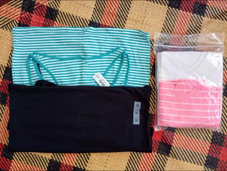 BNWT Women's XL Cotton Tank Tops and Short Sleeve T-shirts