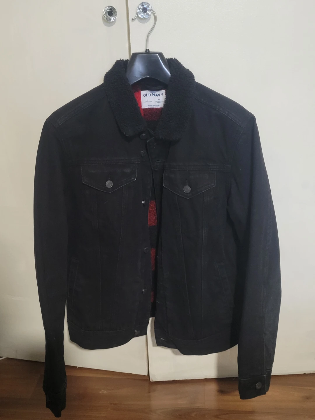 Old Navy Sherpa-Lined Denim Jacket - Medium