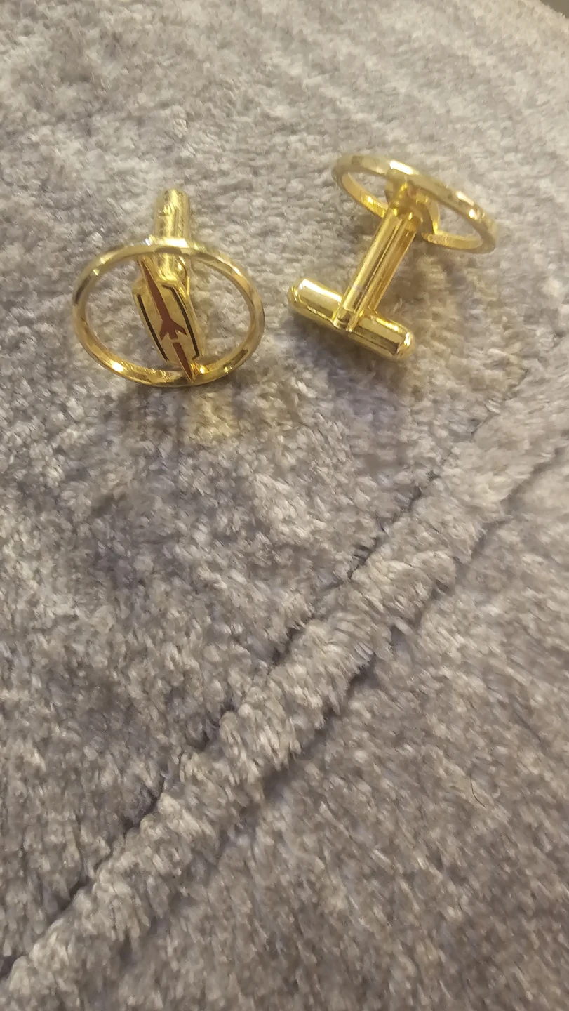 Rare Oldsmobile Gold Tone Cufflinks - photo 2