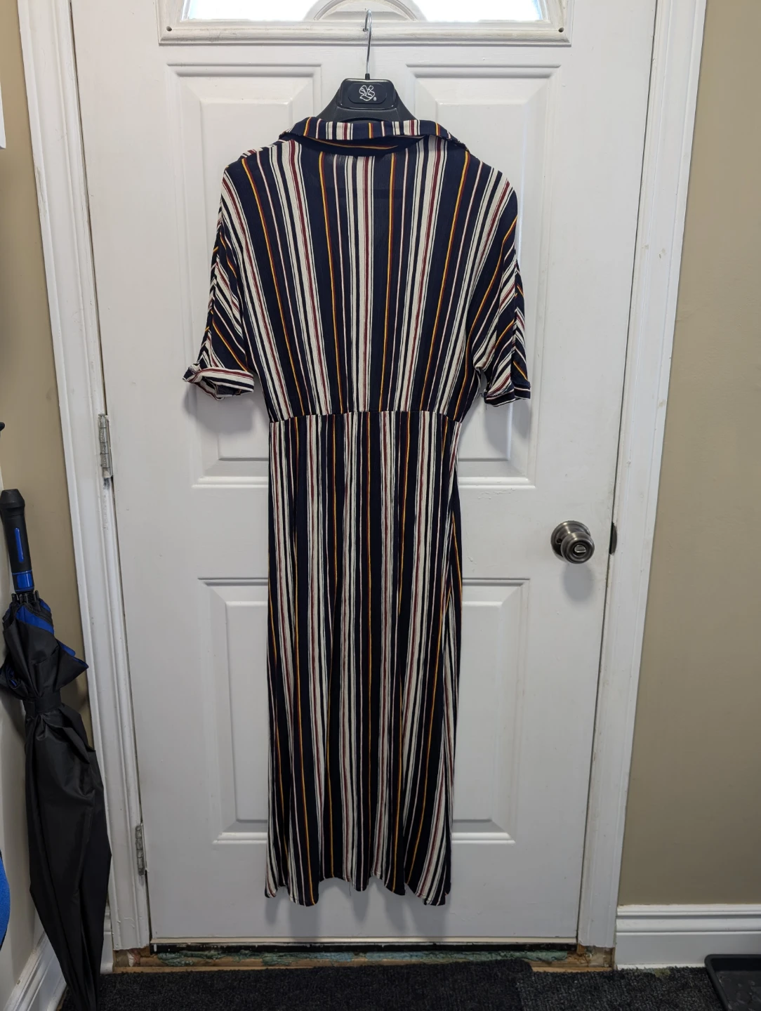 Reo Striped Maxi Dress - Size 14 - photo 3