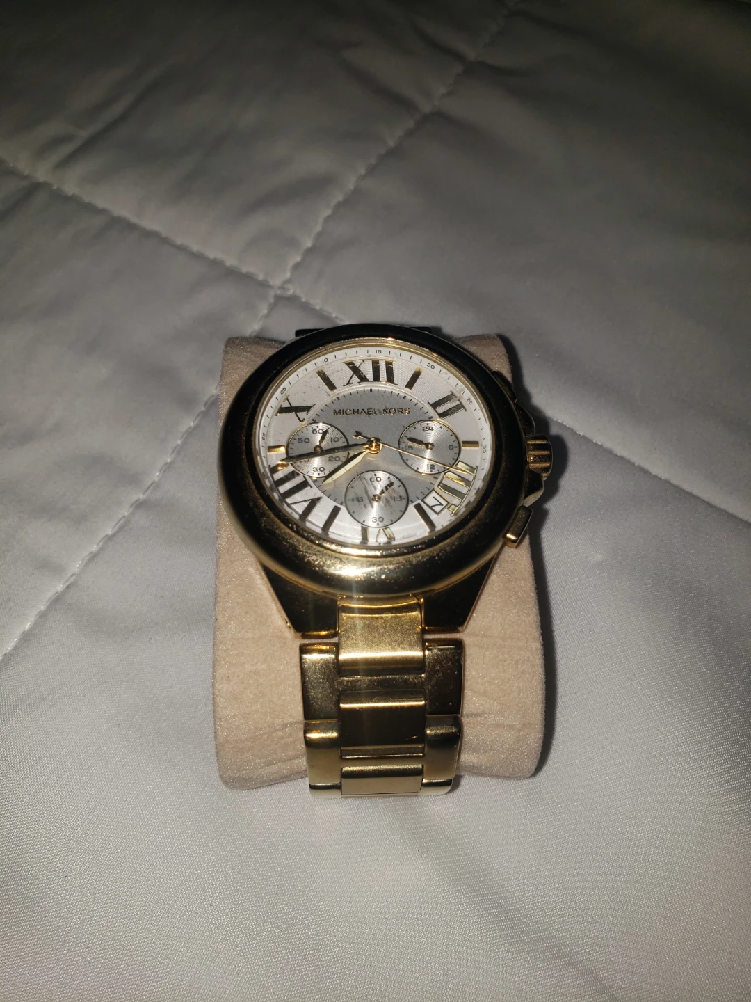 Michael Kors Gold Tone Chronograph Watch