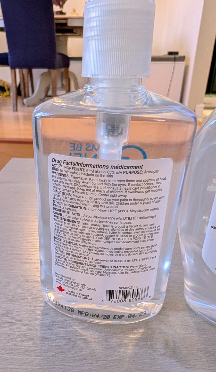 Brand New Hand Sanitizer Gel with Aloe & Vitamin E - photo 4