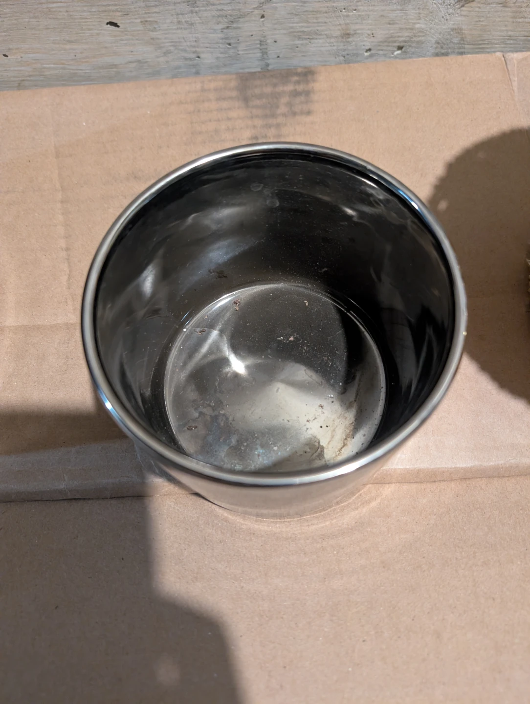 Silver Metal Canister