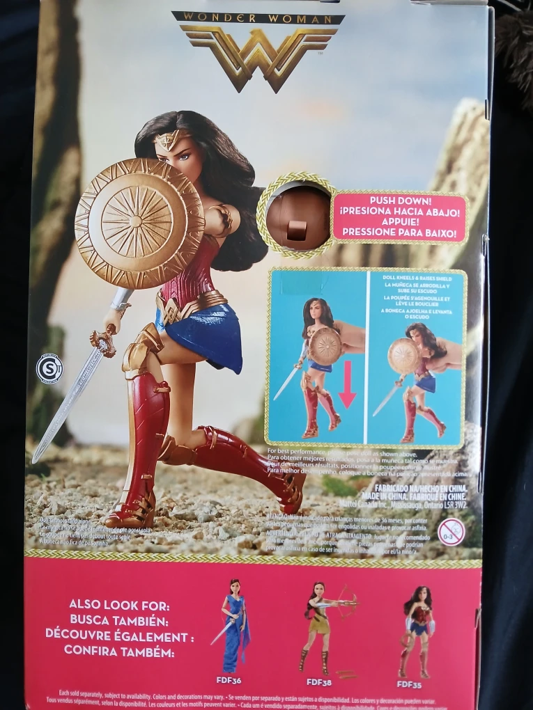 🏆Wonder Woman Doll with Shield and Sword - photo 2