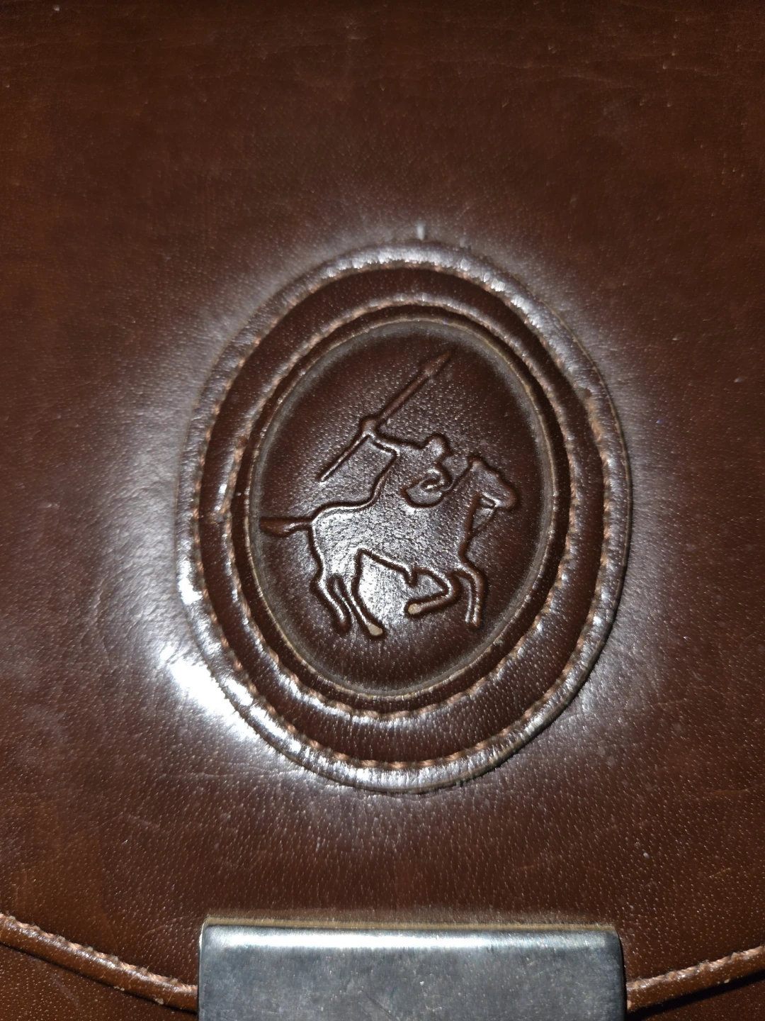 Brown Leather Briefcase - photo 3