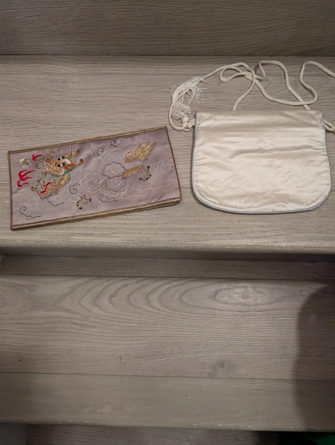 Embroidered Coin Purse and Clutch Set - photo 3