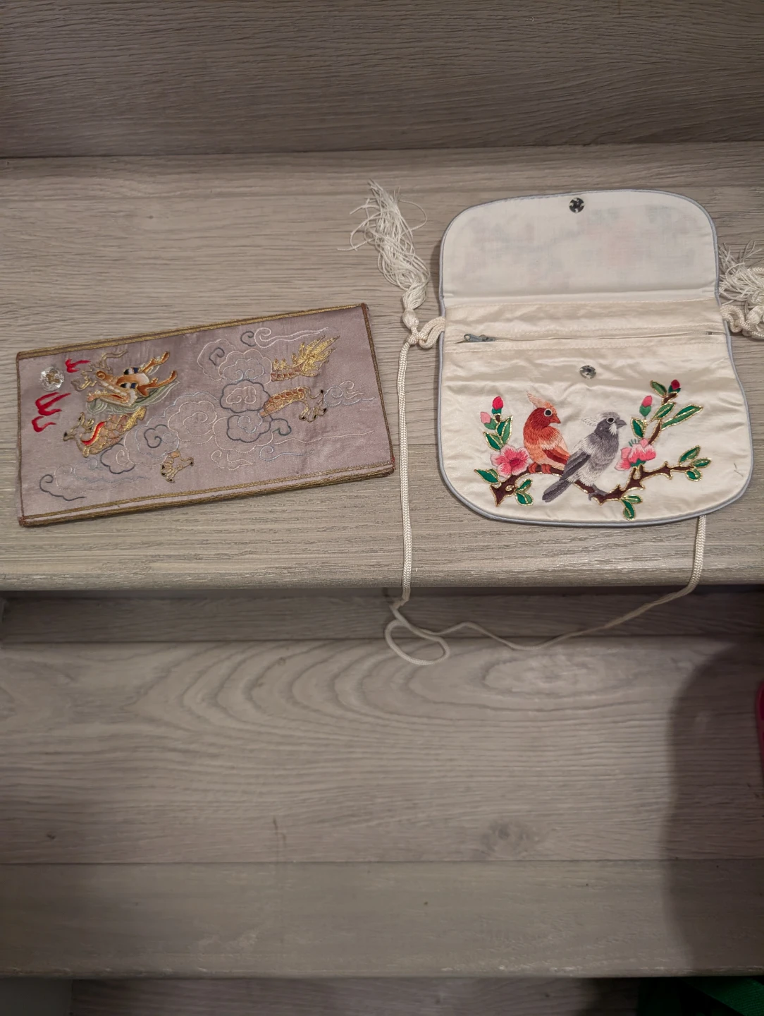 Embroidered Coin Purse and Clutch Set - photo 4