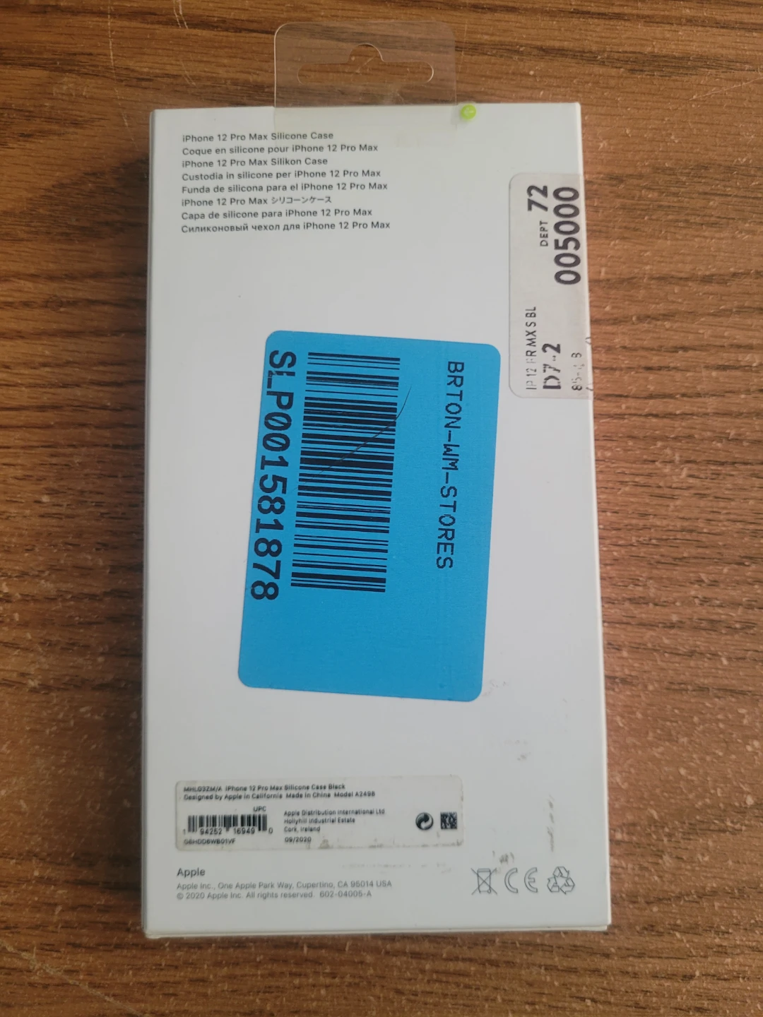 Apple iPhone 12 Pro Max Silicone Case - Black - photo 2
