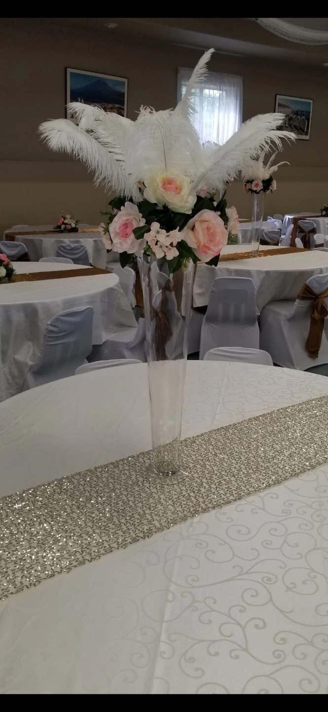 Gold Diamond Ring Bridal Flower Arrangement - photo 4