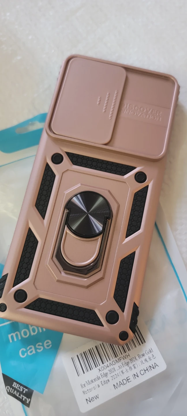 Rose Gold Phone Case for Motorola Edge 2024 - photo 3