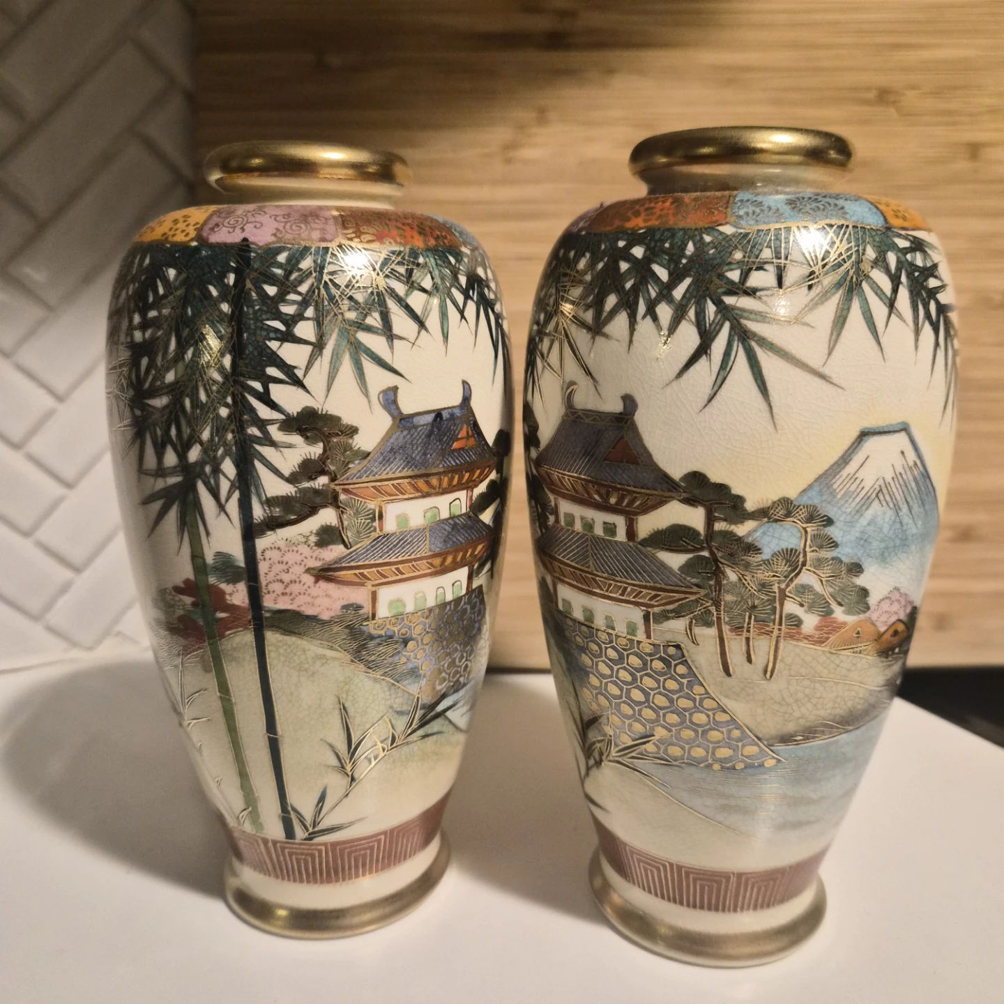 🏆 Set of Vintage Japanese Vases