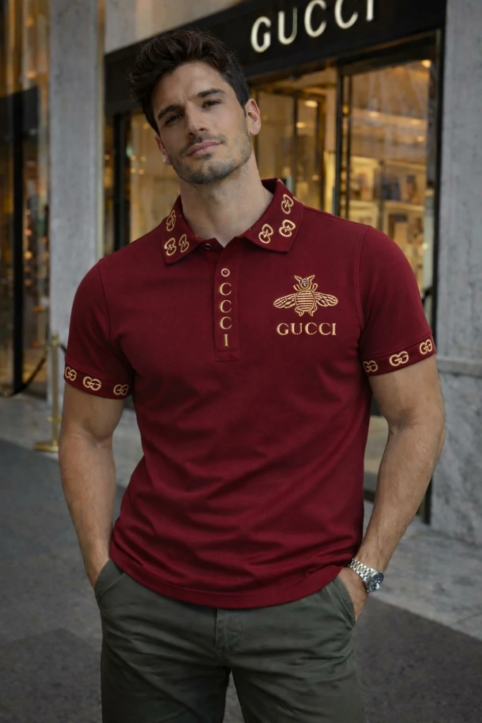 Louis Vuitton Polo Shirt - Burgundy - photo 3