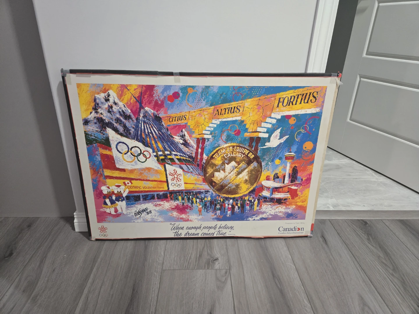 Team 88 Calgary Olympics Art Print - photo 4