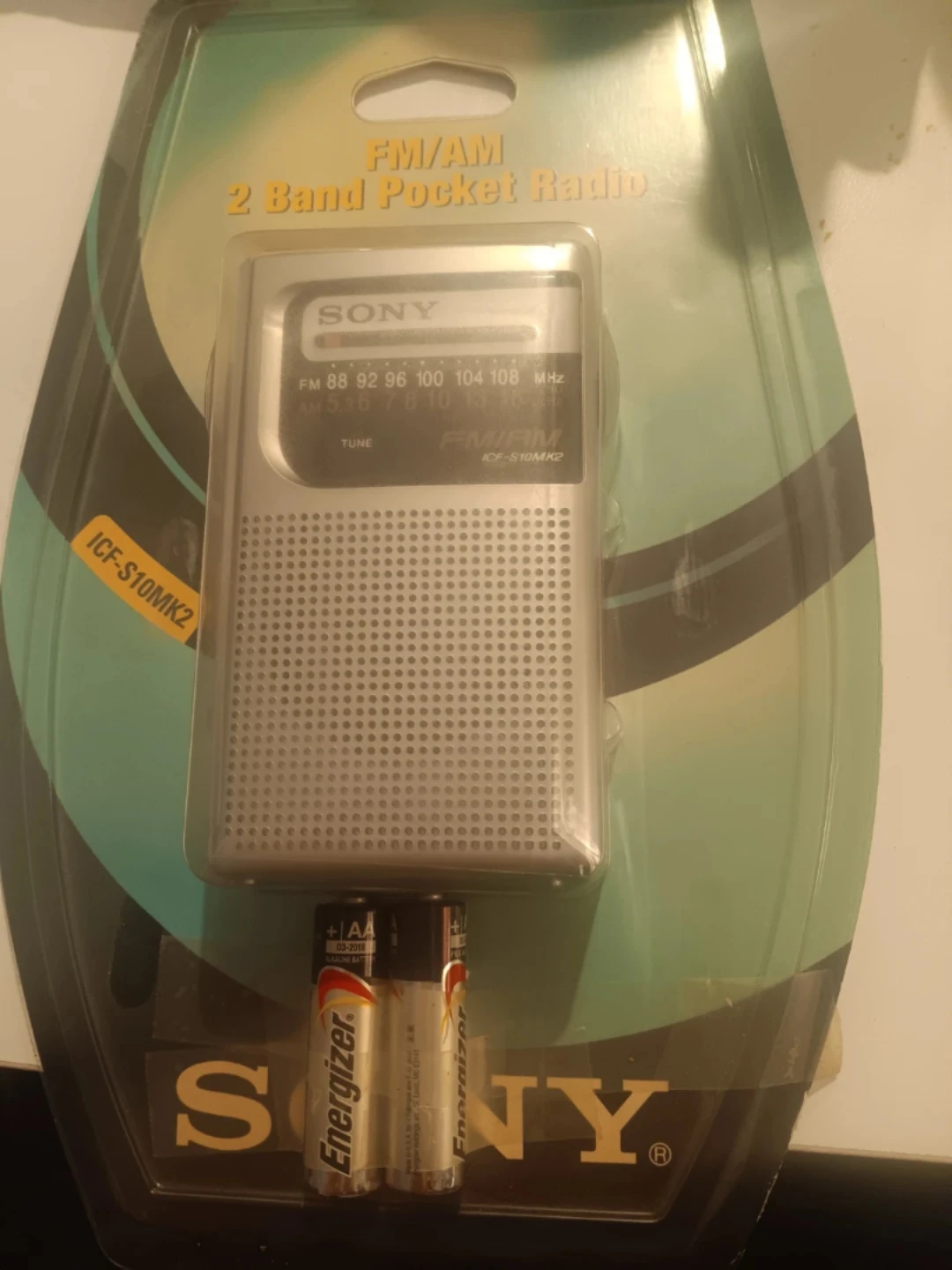 Sony ICF-S10MK2 FM/AM 2 Band Pocket Radio