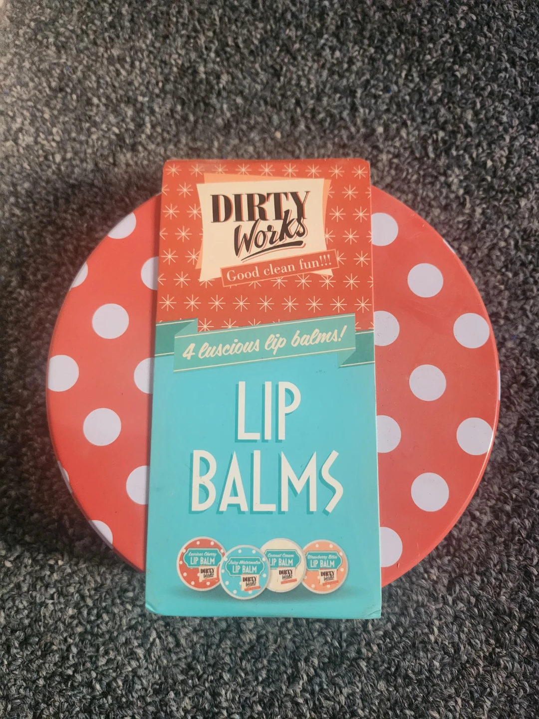 Dirty Works Lip Balms - 4 Luscious Flavours