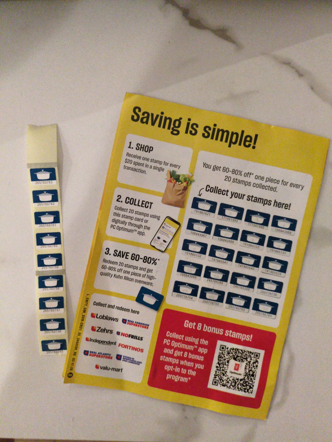29 Superstore Stamps
