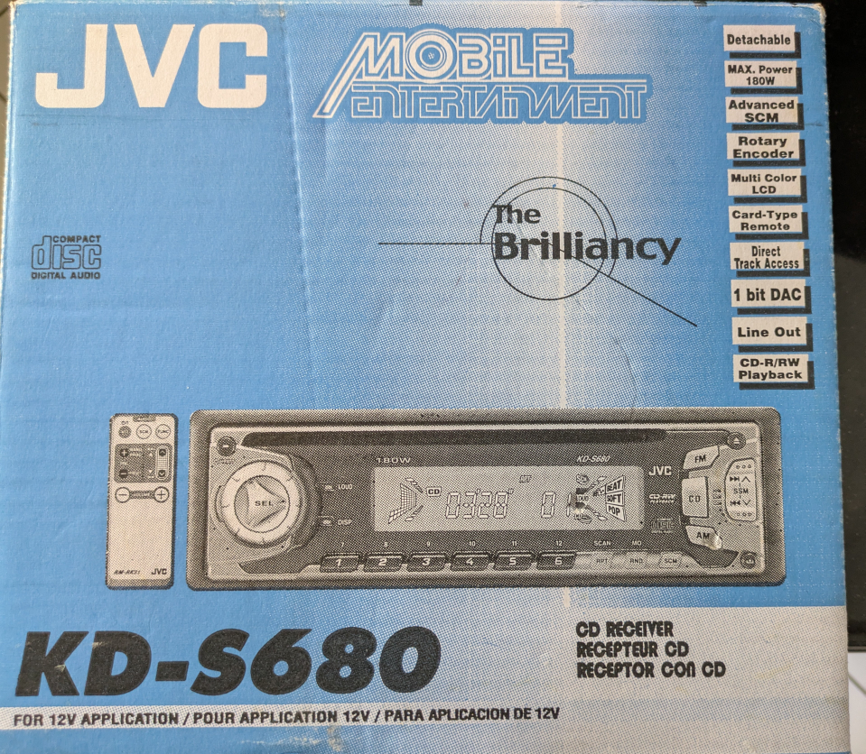 🏆BRAND NEW JVC Mobile Entertainment car stereo