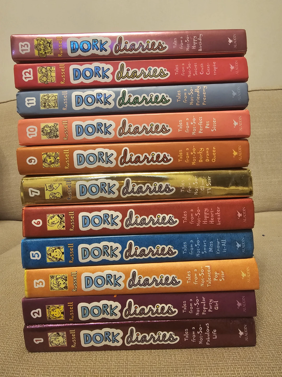 Dork Diaries Book Series by Rachel Renée Russell(Hard cover)