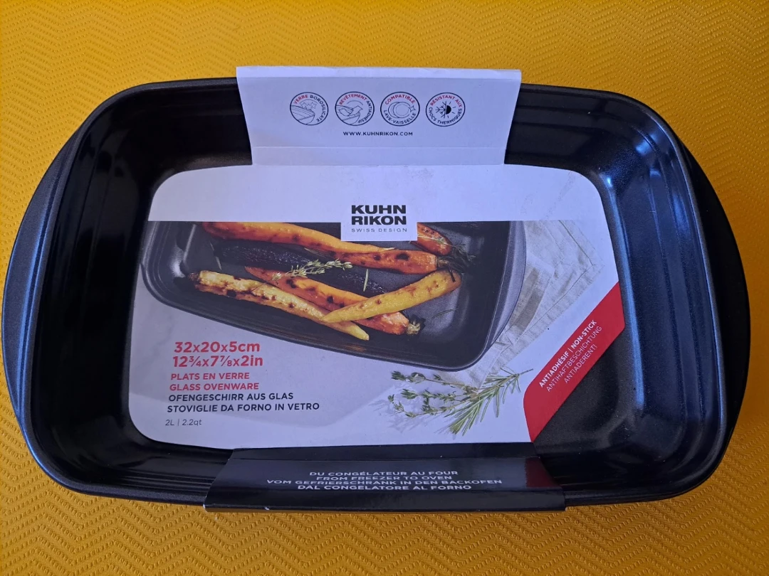Kuhn Rikon Glass Ovenware Baking Dish 32x20x5cm