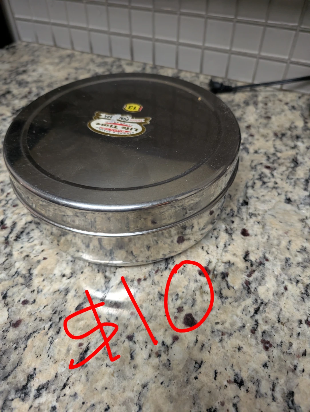 Life Time Stainless Steel Round Container - photo 2
