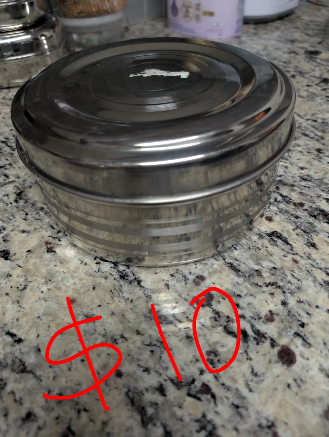 Life Time Stainless Steel Round Container - photo 3
