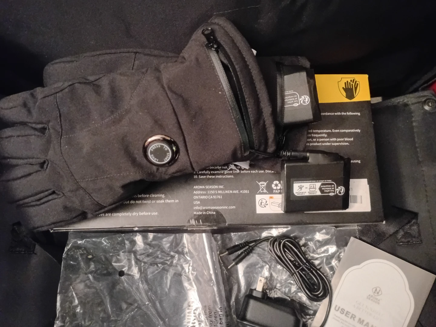 🏆" NEW!  Aroma Season Electric Heated Gloves - photo 5