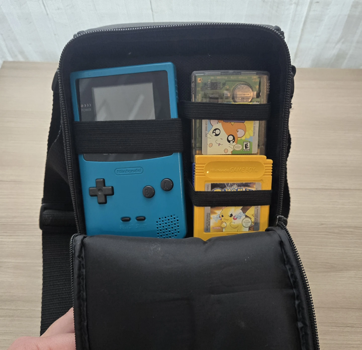 2 Game Boy Colours & Pocket Bundle with Games and Case
