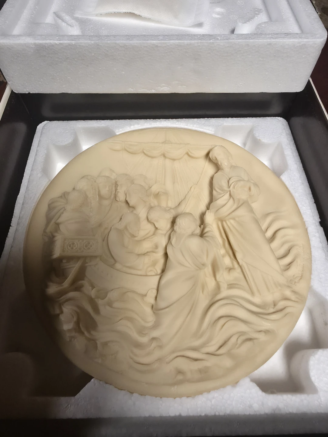 Jesus Walking on Water Relief Plaque
