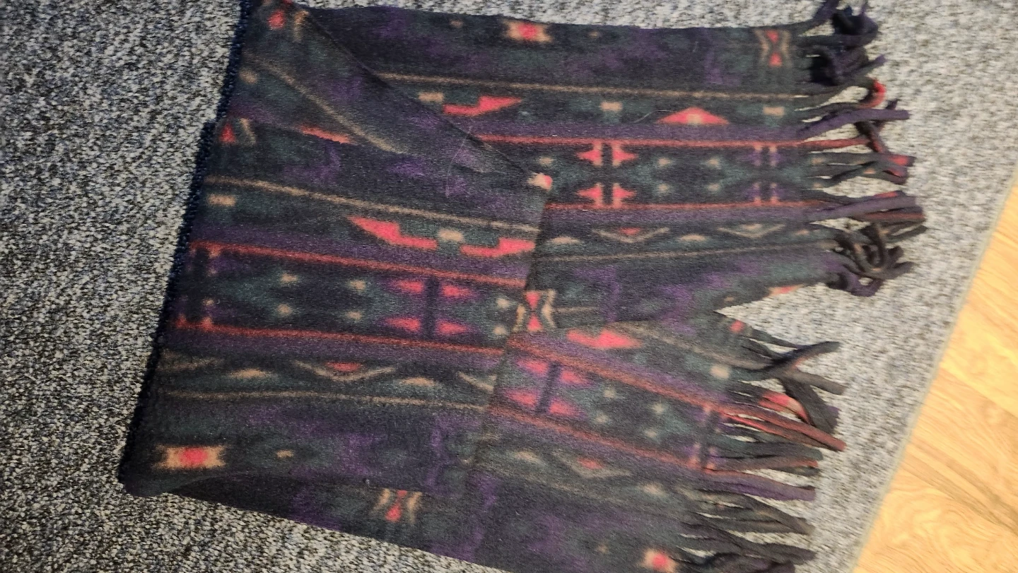 Vintage  Fleece Jacket & Scarf Set - photo 3