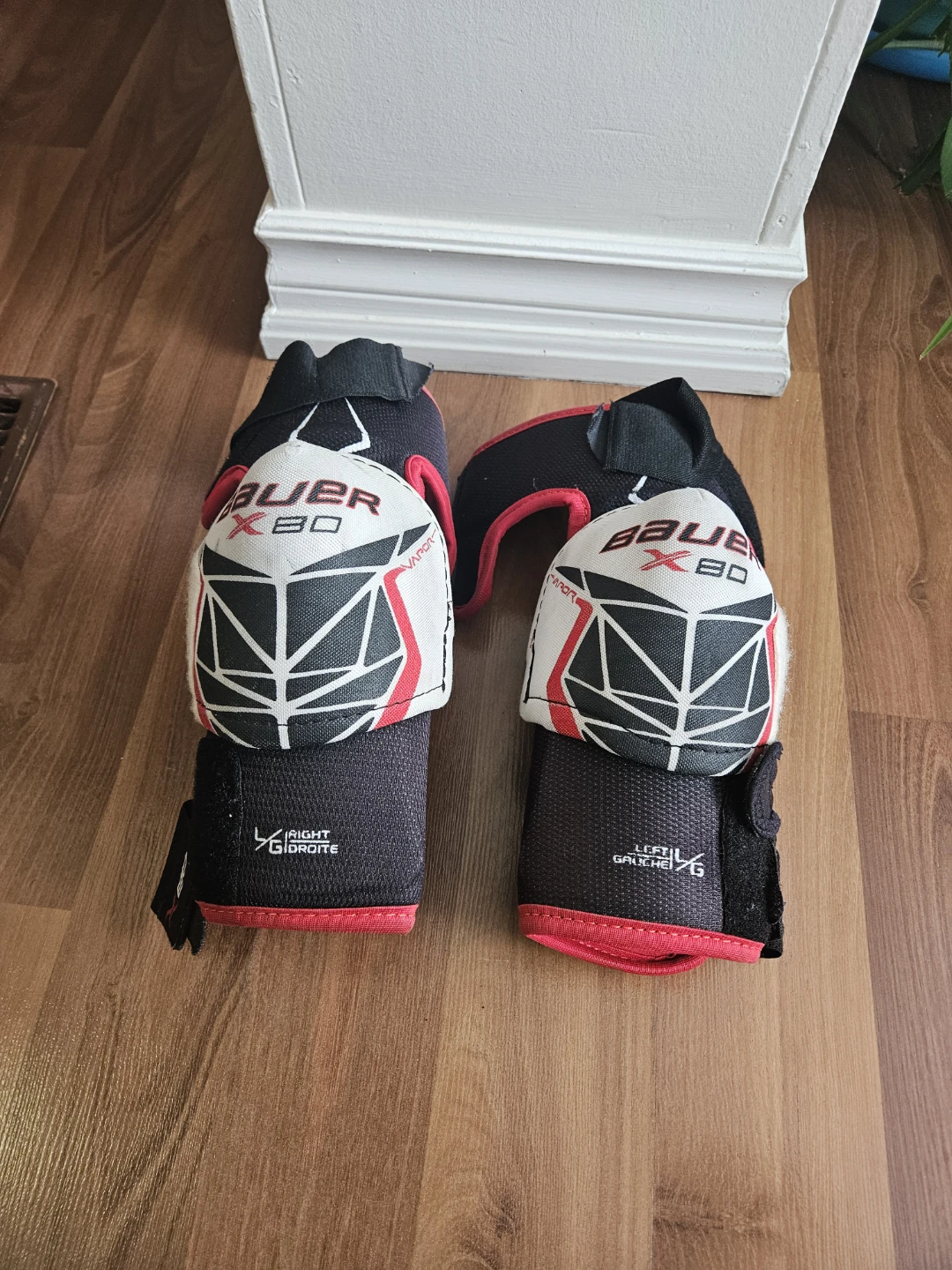 Bauer X80 Senior Hockey Elbow Pads L/G