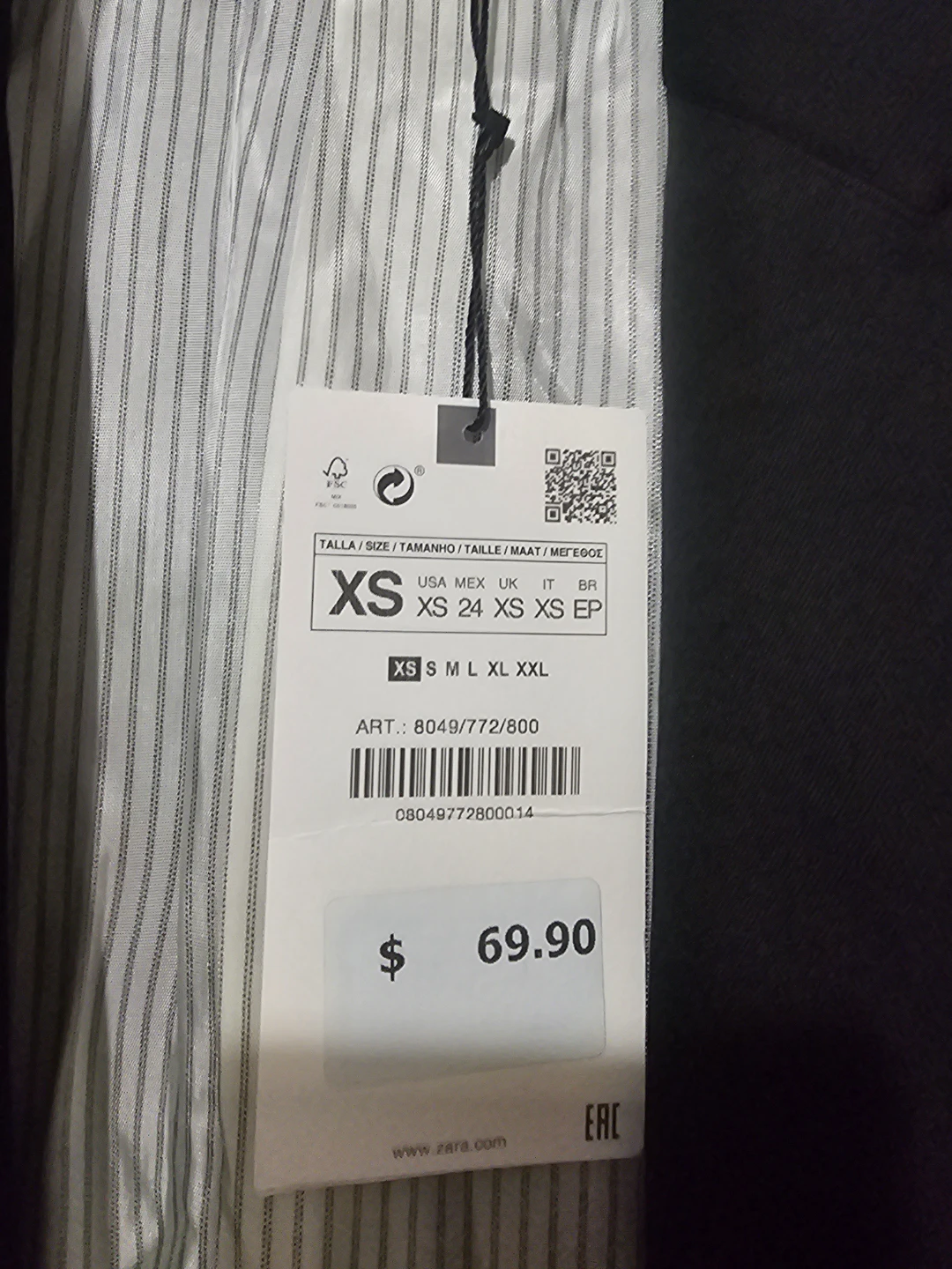 ZARA Black Blazer - Size XS - photo 2