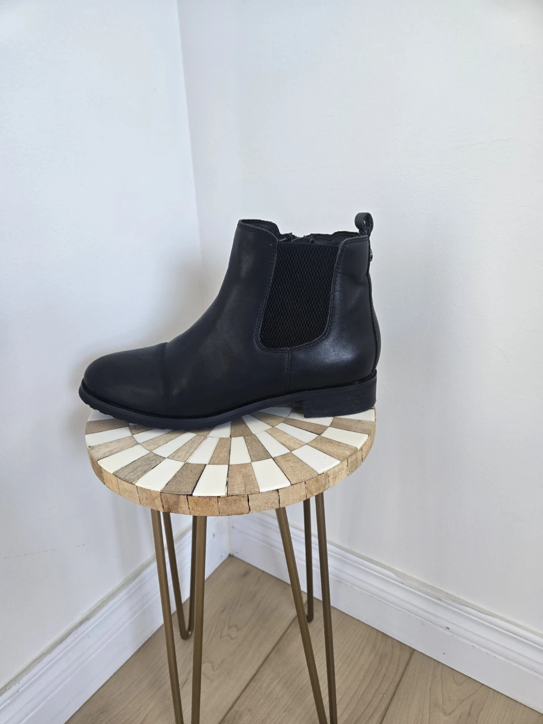 Artica Leather Ankle Boots with Side Zippers - photo 2