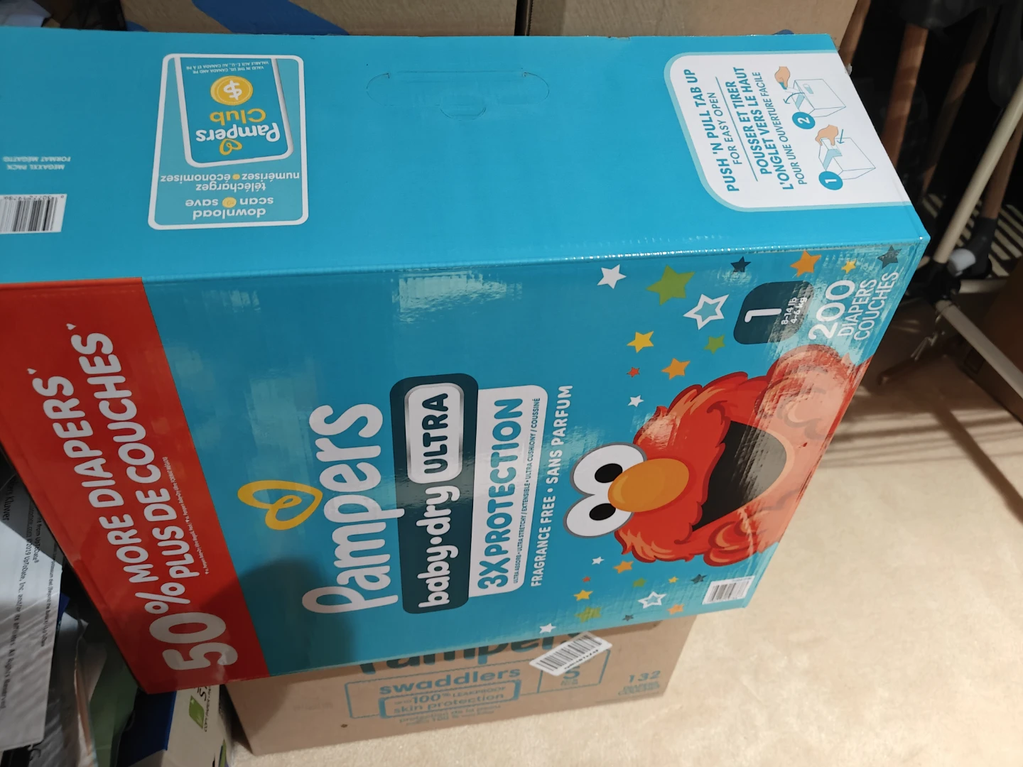 Pampers Swaddlers Ultra Dry Diapers Size 1 (150 Count)