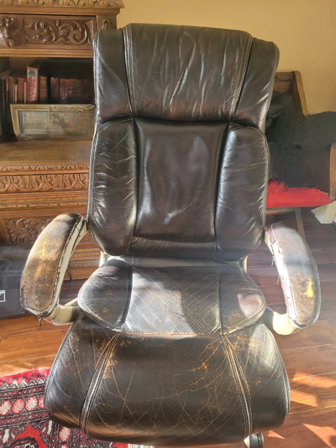 🏆Brown Leather Executive Office Chair🏆 - photo 4