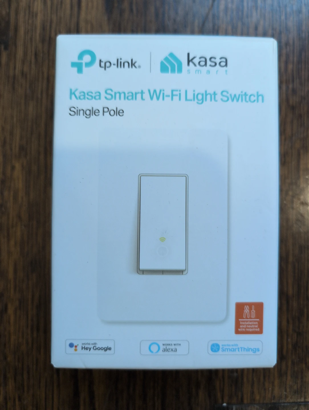 Kasa Smart Wi-Fi Light Switch Single Pole
