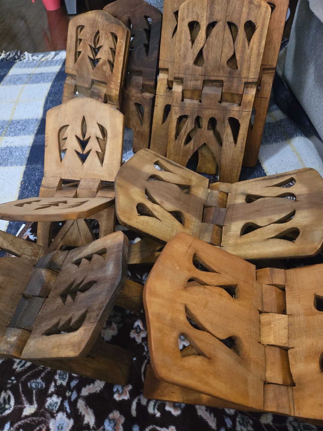Wooden Folding Book Stand