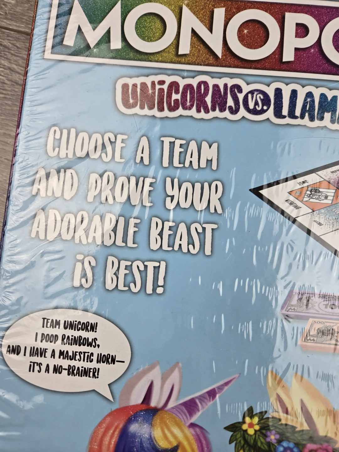 Brand new sealed monopoly unicorns n llama - photo 3
