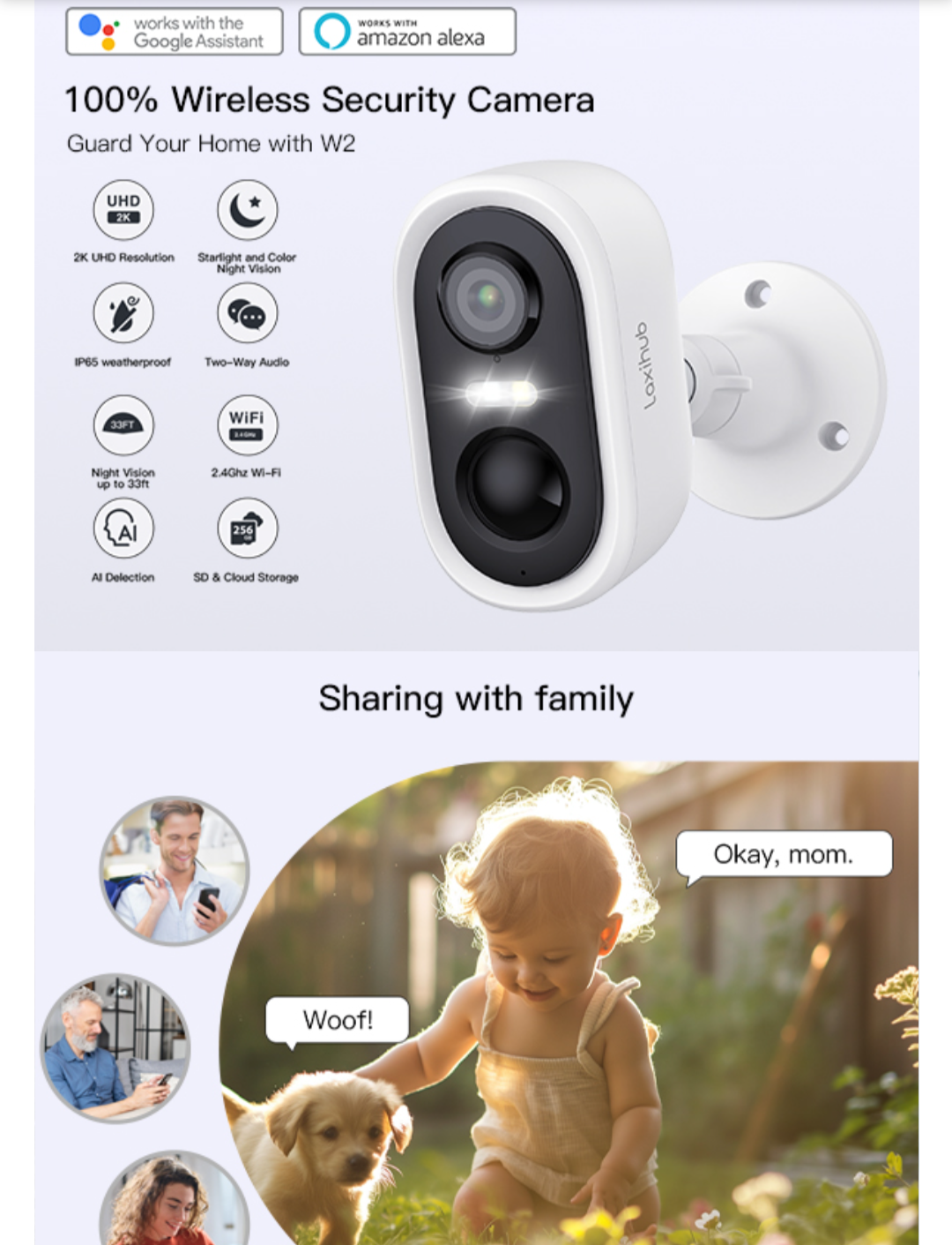 W2 Outdoor Wi-Fi Security Camera 3 PACK 🏆 - photo 2