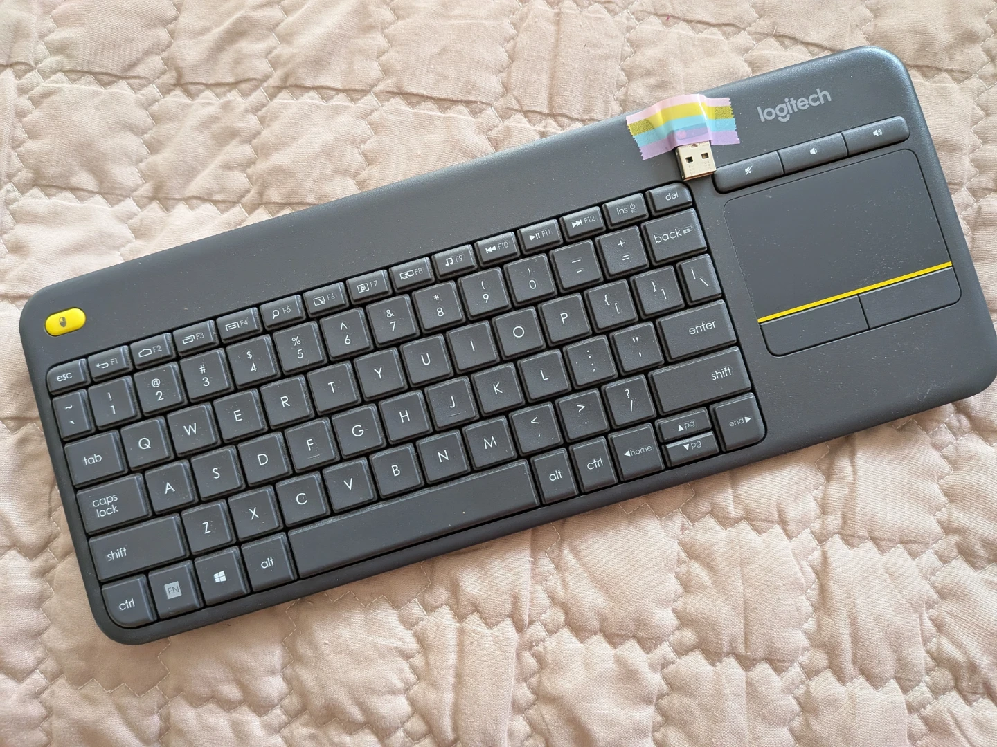 Logitech K400 Plus Wireless Touch Keyboard with Trackpad