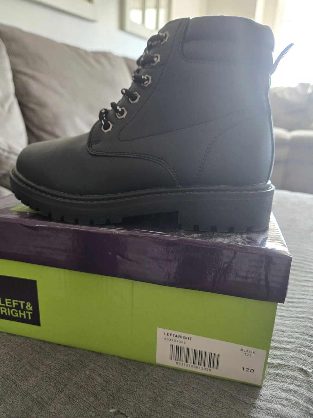 LEFT & RIGHT brand Black Boots for boys size 12 - photo 2