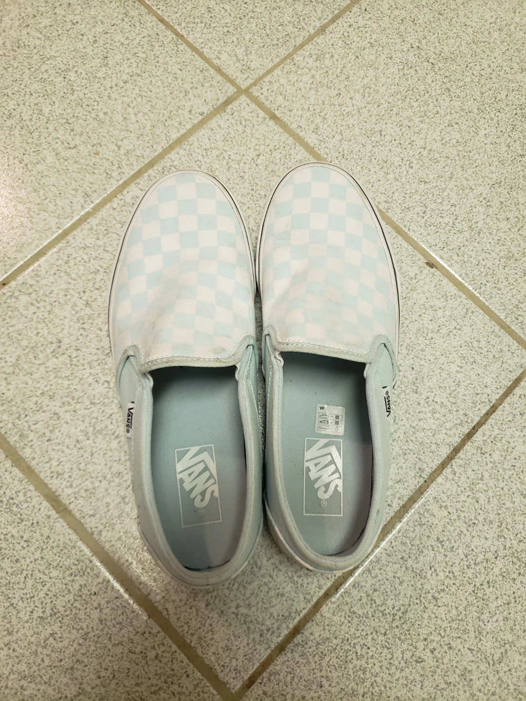 Vans Checkerboard Slip-On Shoes - Women's US 9