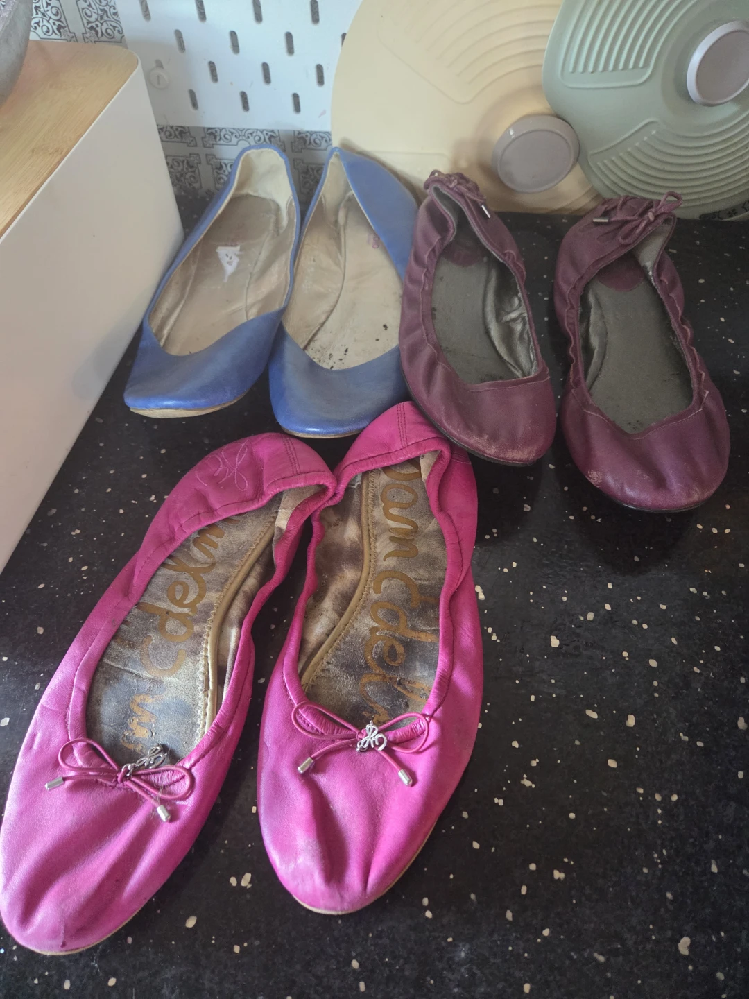 Sam Edelman Ballet Flats - Pink and Blue