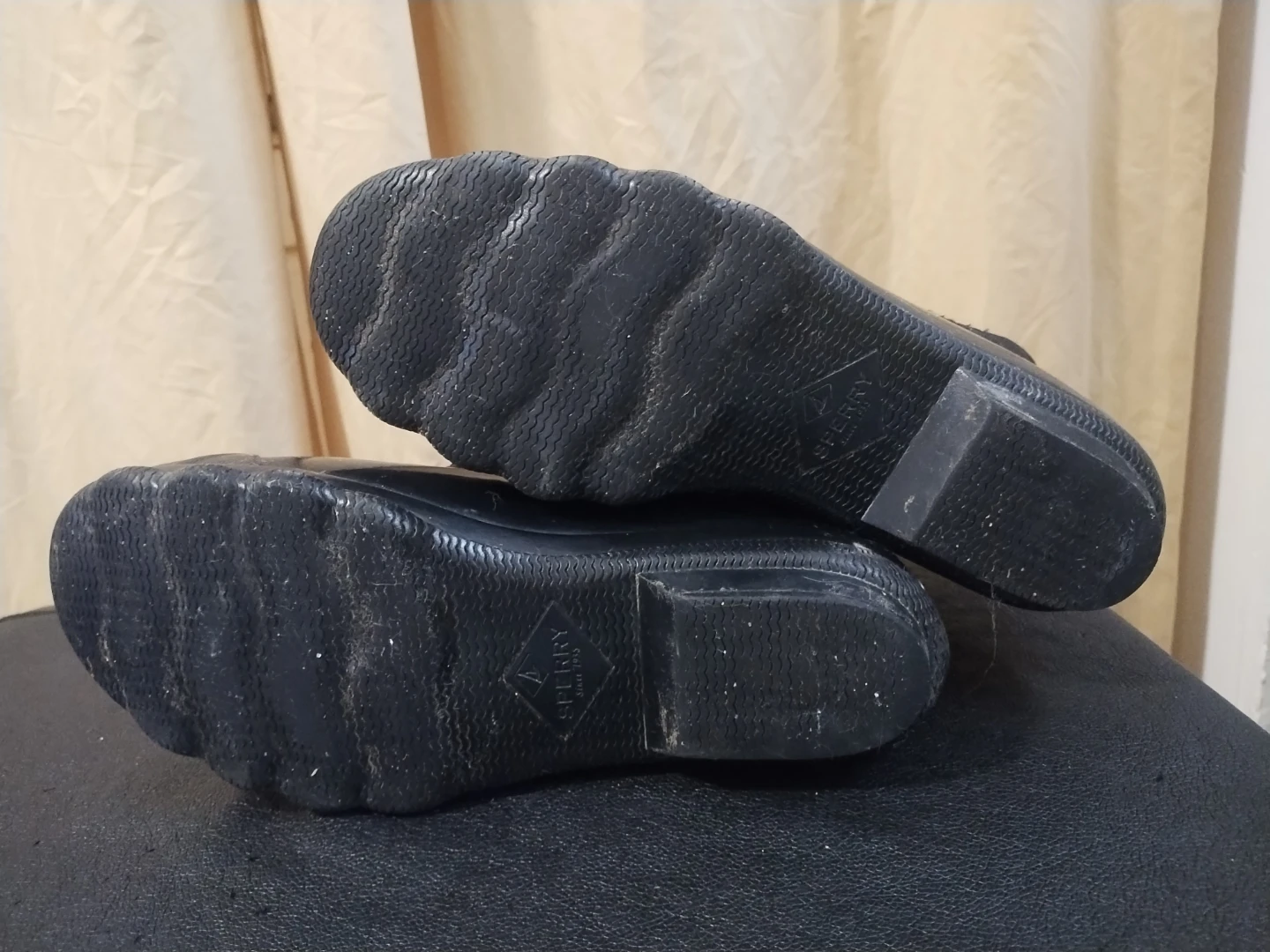 Sperry Black Quilted Duck rain spring winter Boots - photo 4
