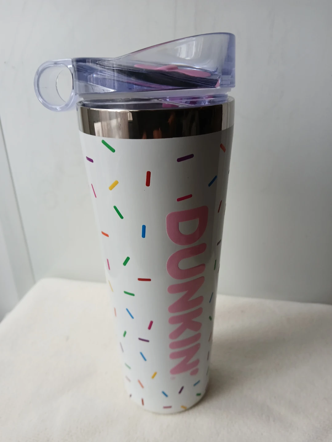 Dunkin' Tumbler Cup. It's available .