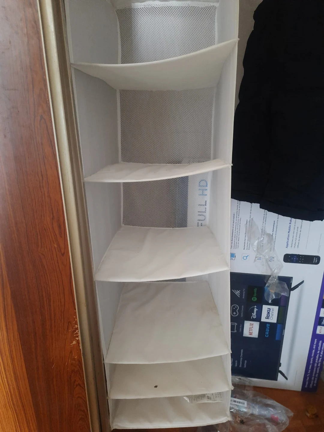 Set of Hanging Closet Organizer with 5 Shelves - photo 2