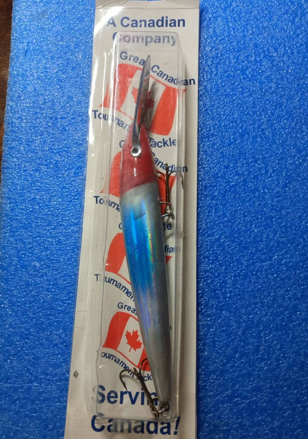Fishing Lure WB205 - Red & Silver