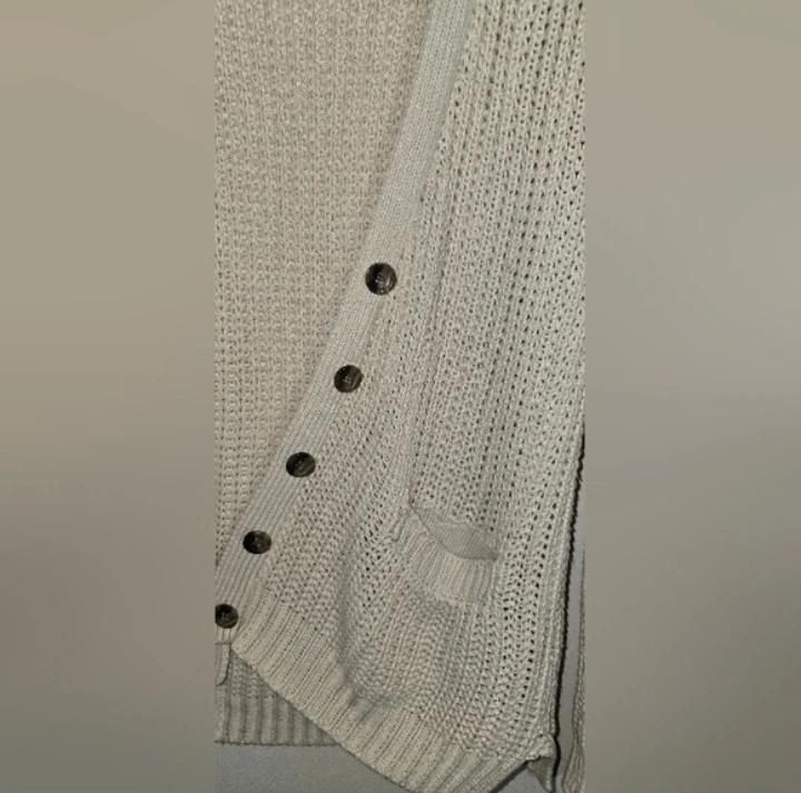 Bluenotes Cream Knit Cardigan Sweater - Size S/P - photo 4