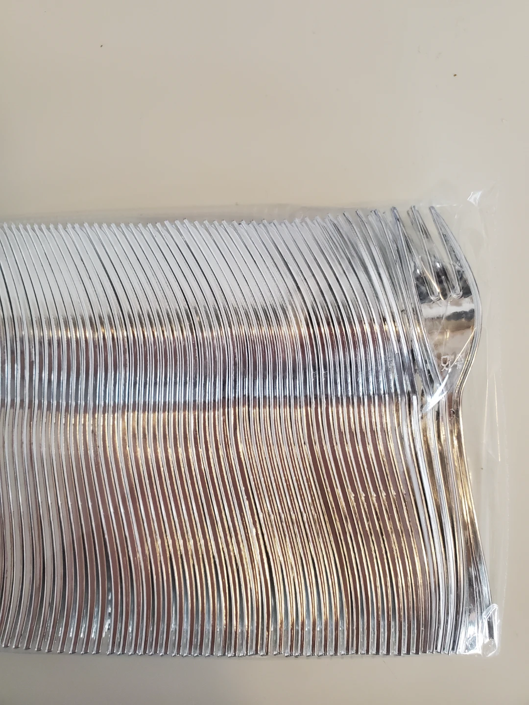Heavy Duty Plastic 6" Dessert Plates with 5" Plastic Forks - NEW - photo 3