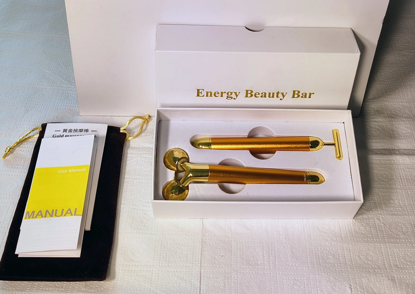 Energy Beauty Bar Face Roller and Massager Set - photo 2