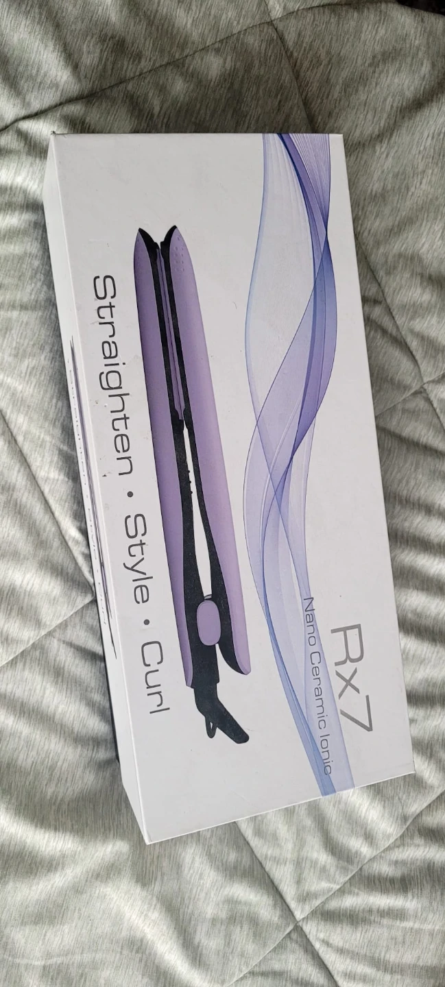 RX7 Advanced Ionic Styling Tools Hair Straightener - Purple - photo 2